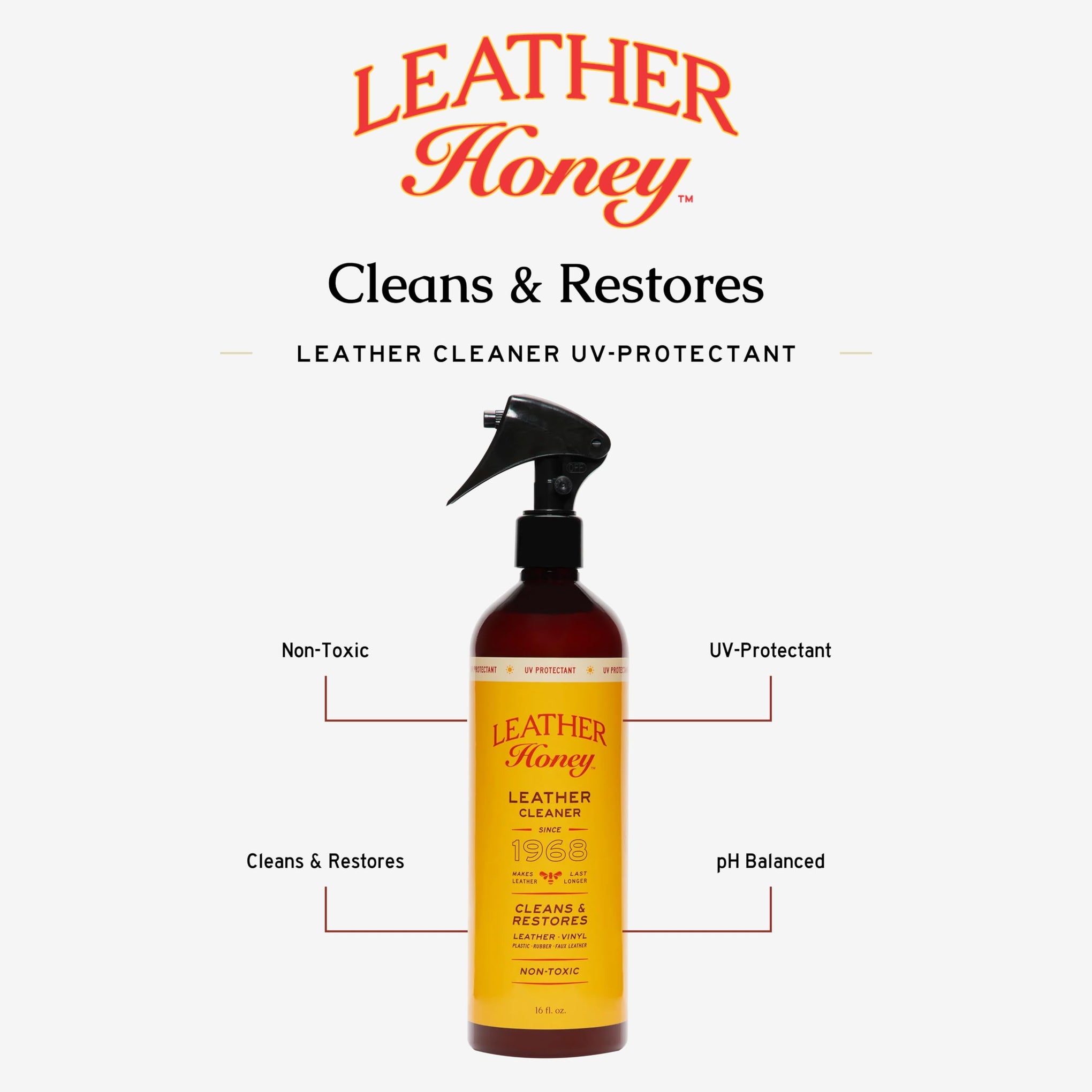 Leather Cleaner (16 Fl Oz)