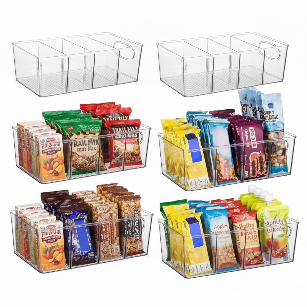 Pantry Organizers and Storage and Cabinet Organizer (4 Count)