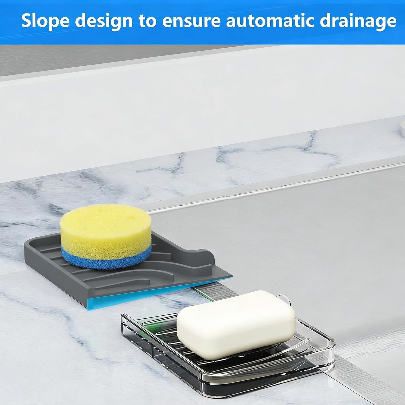 Sponge Holder for Kitchen Sink