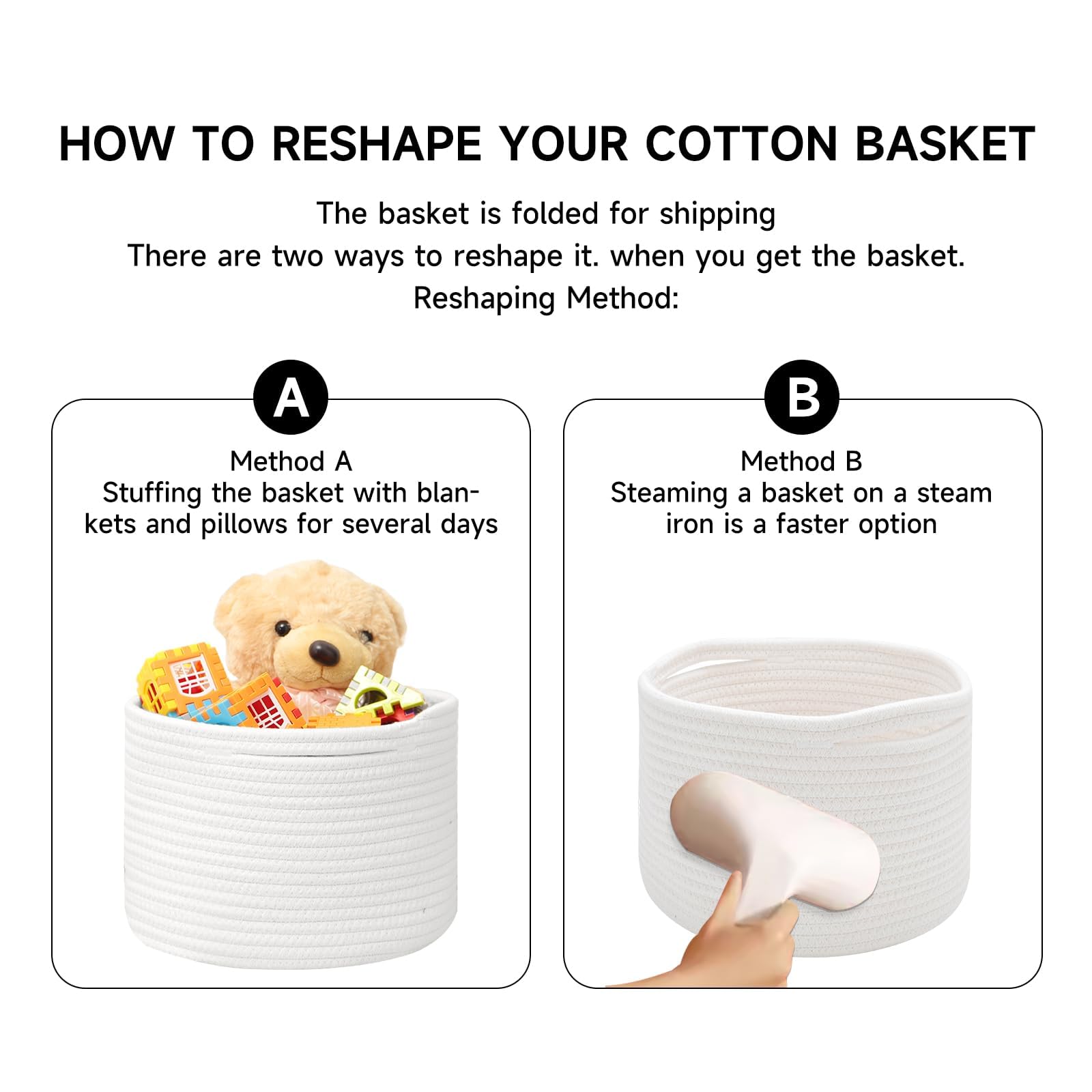 Small Basket for Organizing (3 Count)