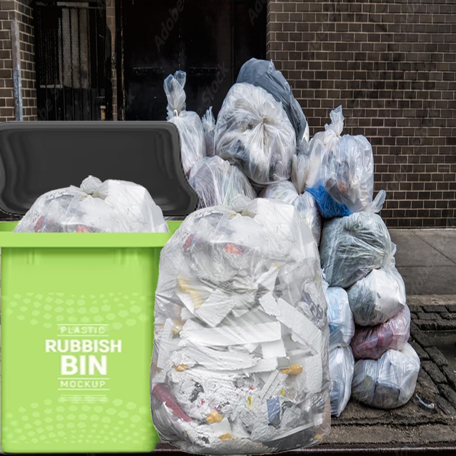 55 60 Gallon Trash Bags (150 Count)
