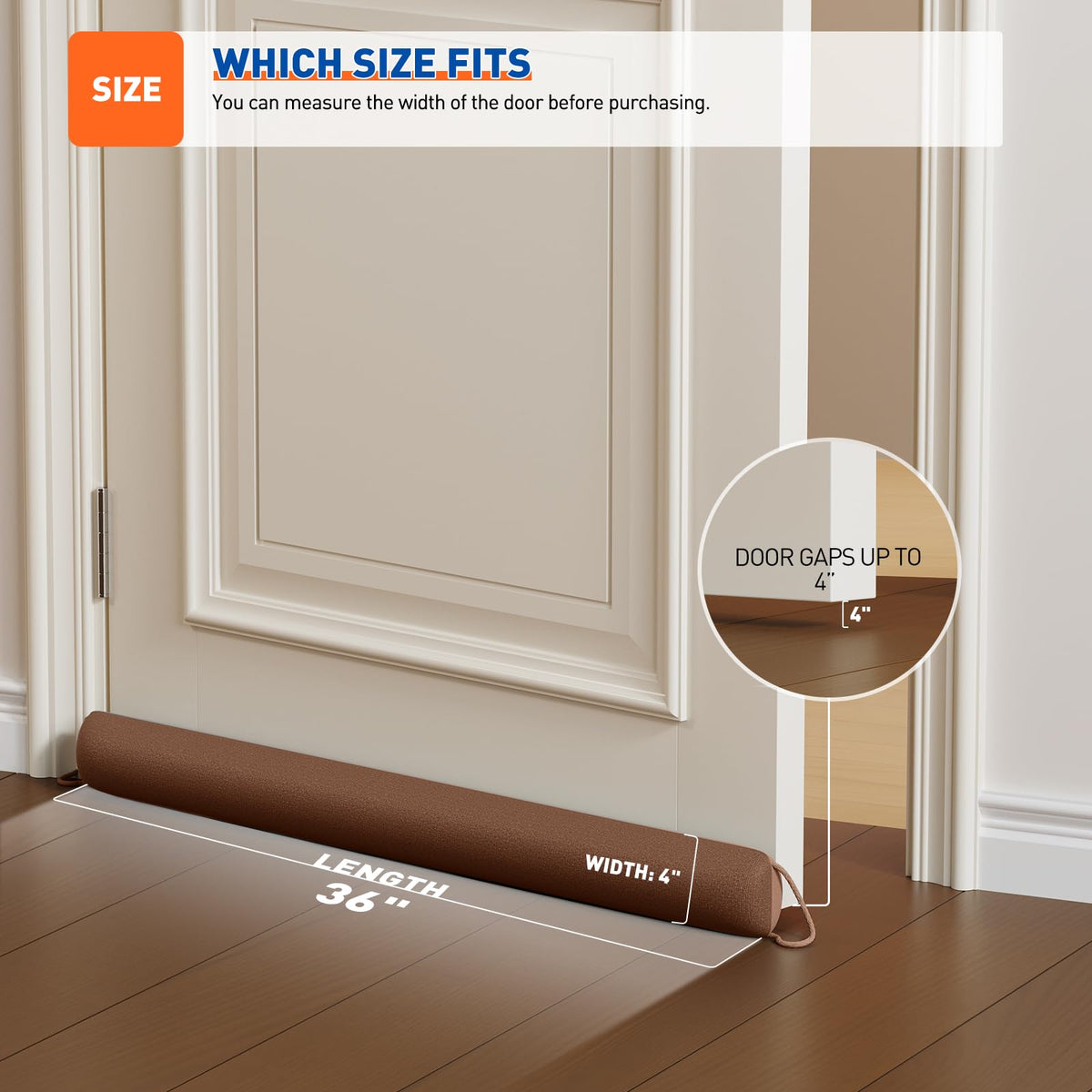 Under Door Draft Stopper 36 Inches