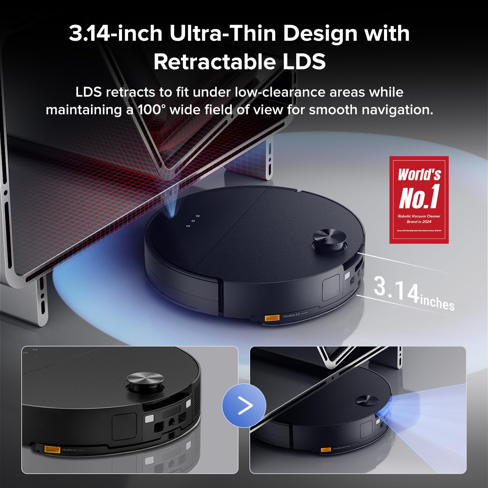 Saros 10 Robot Vacuum and Mop