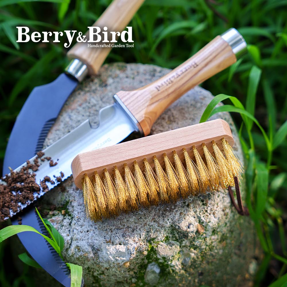 Brass Brush Ashwood Premium Brass Wire Brush for Cleaning