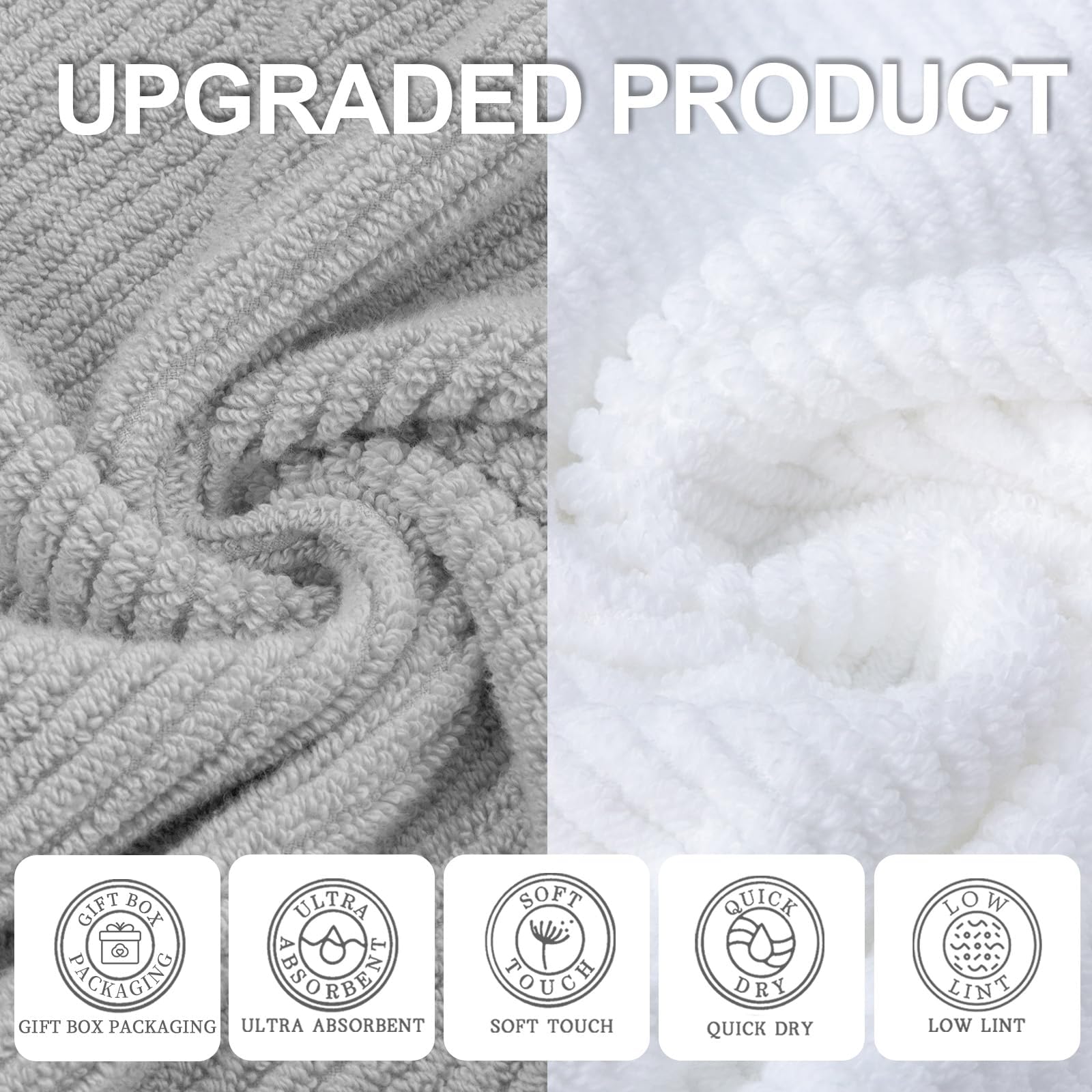 6PC Towel Set (6 Count)