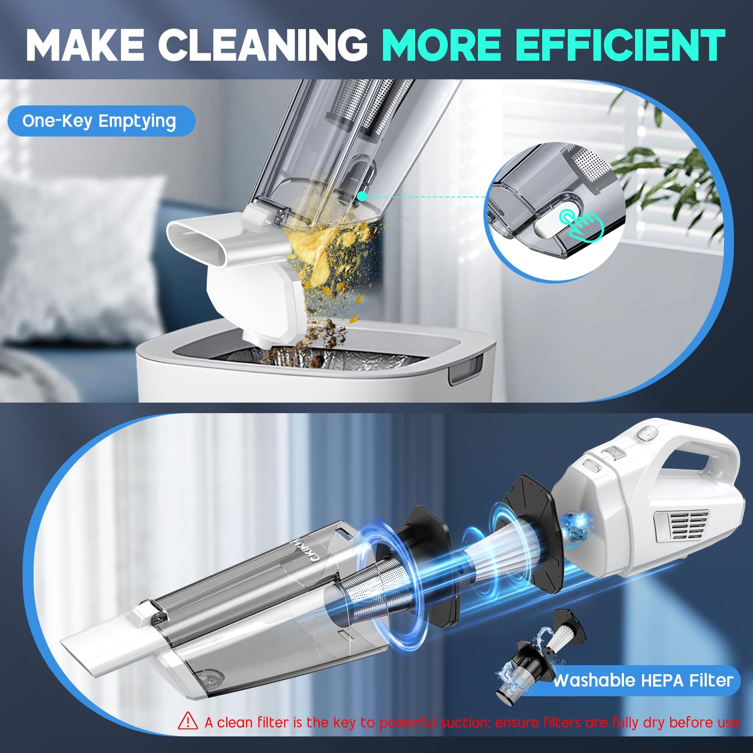 Handheld Vacuum Cordless