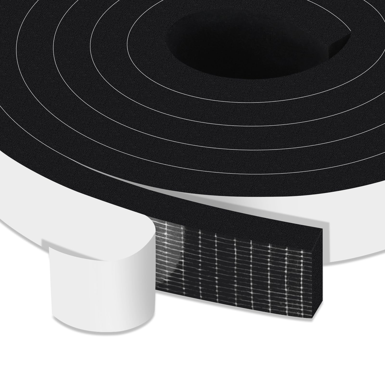 Heavy Duty Foam Strip for Doors Windows (13 Foot)