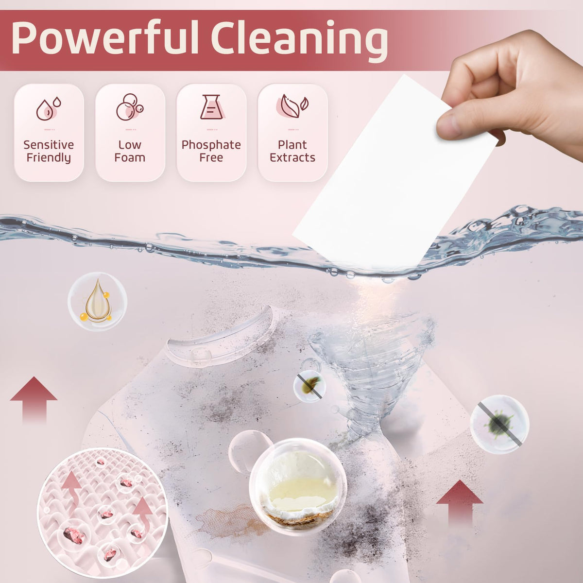 Laundry Detergent Sheets Floral Scent 160 Count College Dorm Essentials for Girls No Messy Liquid Powder Detergent Strips for Clothes Washing