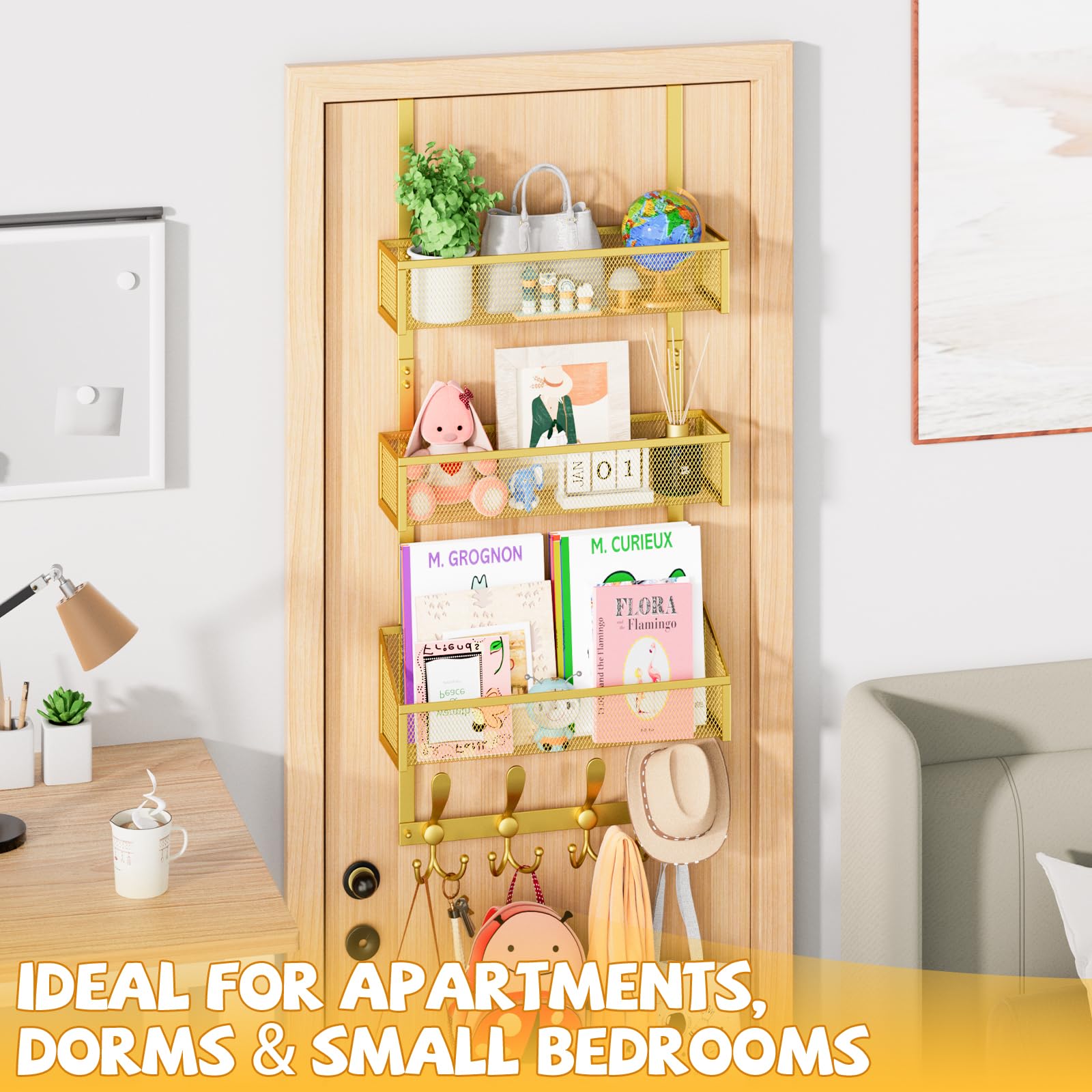 Over The Door Hooks Organizer