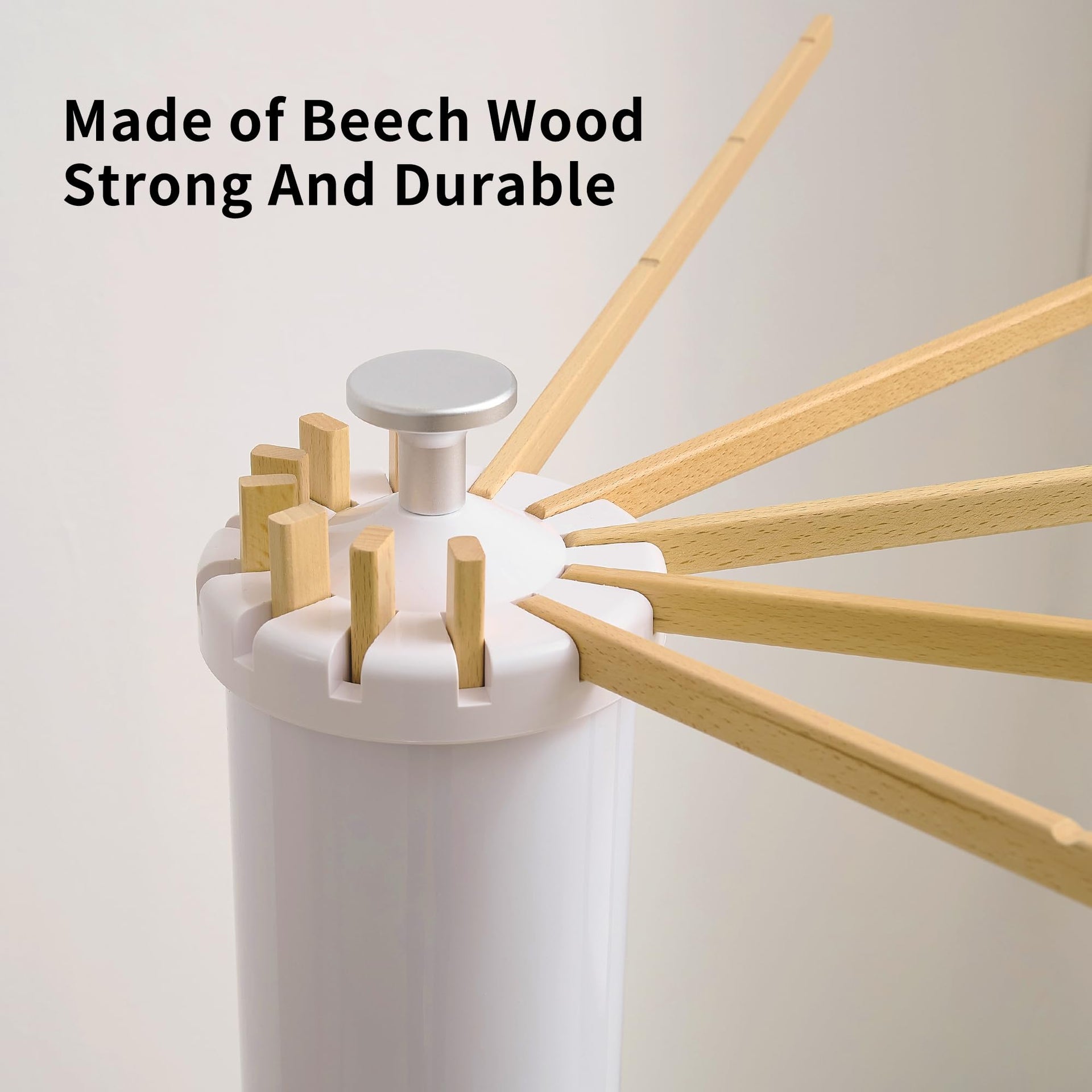 Foldable Clothes Drying Rack with Wooden 12 Rods