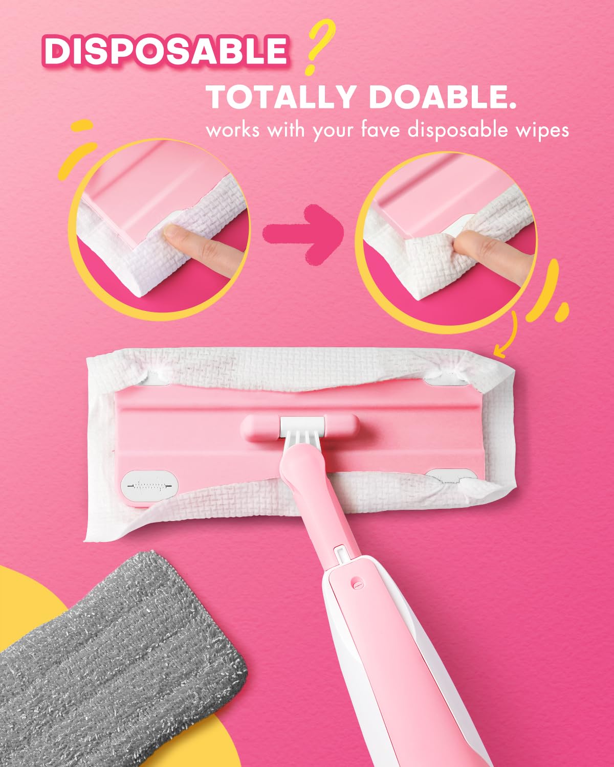 Pink Mini Spray Mop for Toddler