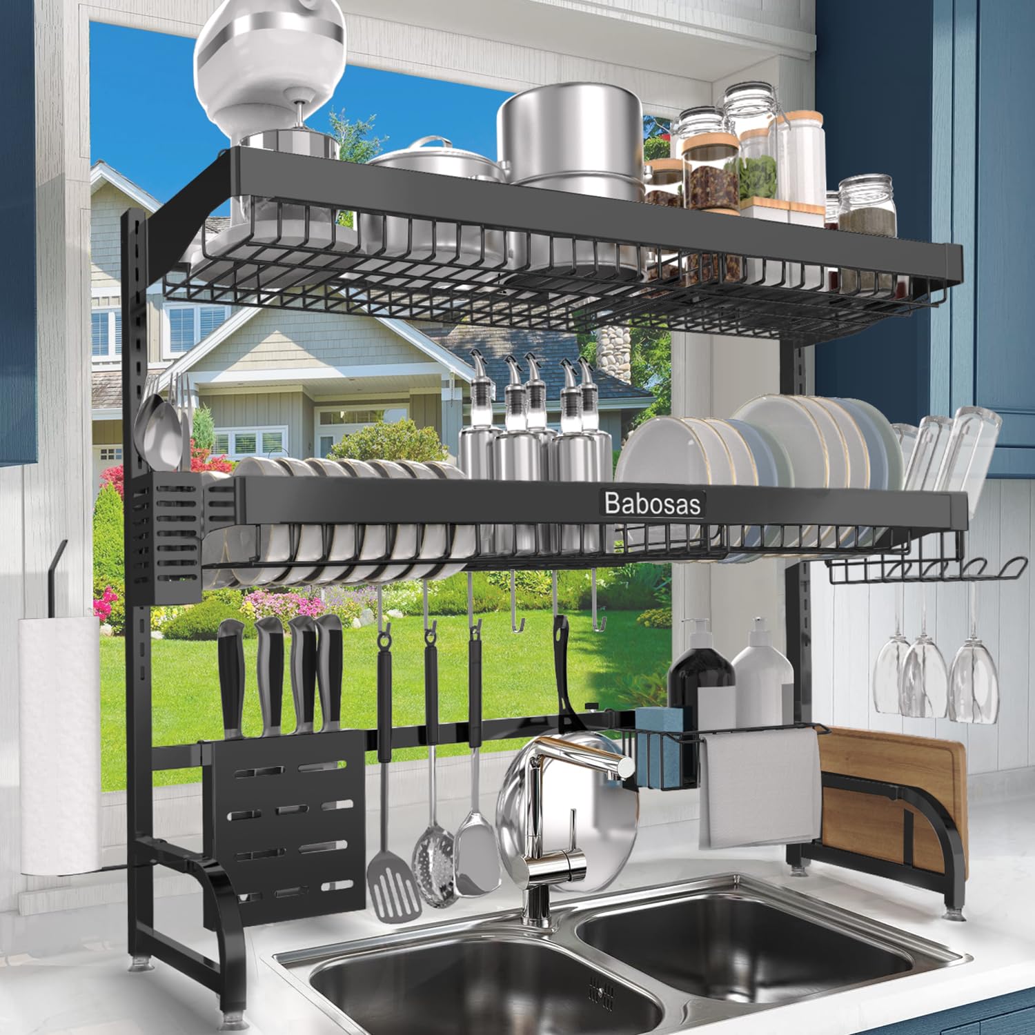 Over The Sink Dish Drying Rack