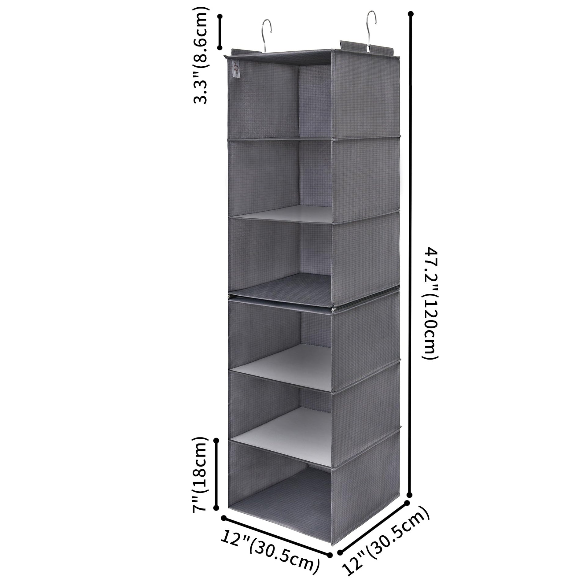 6 Shelf Hanging Organizer for Closet