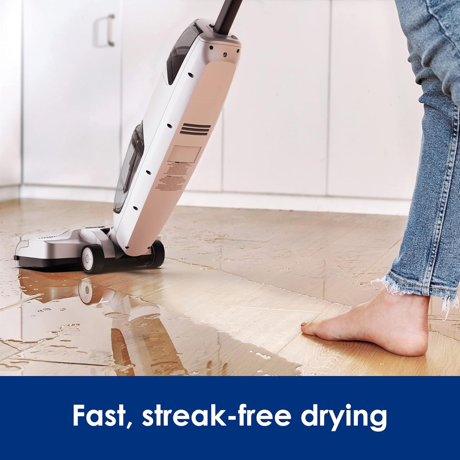 Tineco iFLOOR 2 Complete Cordless Wet Dry Vacuum Floor Cleaner and Mop, One-Step Cleaning for Hard Floors, Great for Sticky Messes and Pet Hair - ModHome Supplies