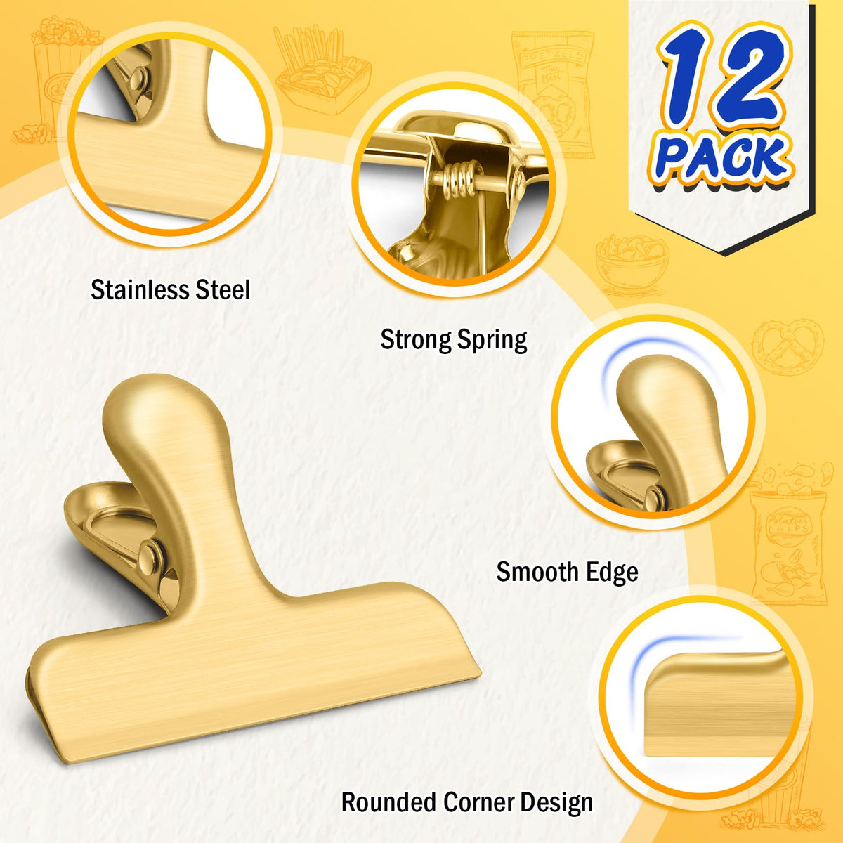 12 Pack Chip Clips (12 Count)