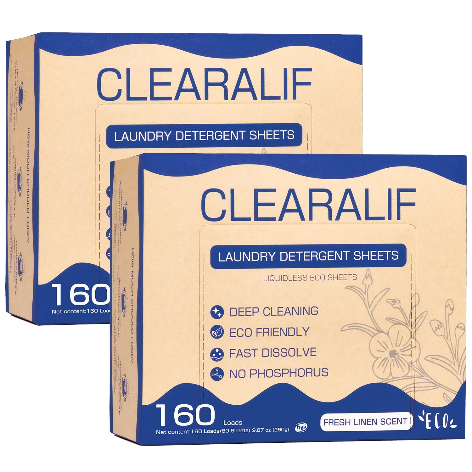 Laundry Detergent Sheets Up to 320 Loads (320 Count)