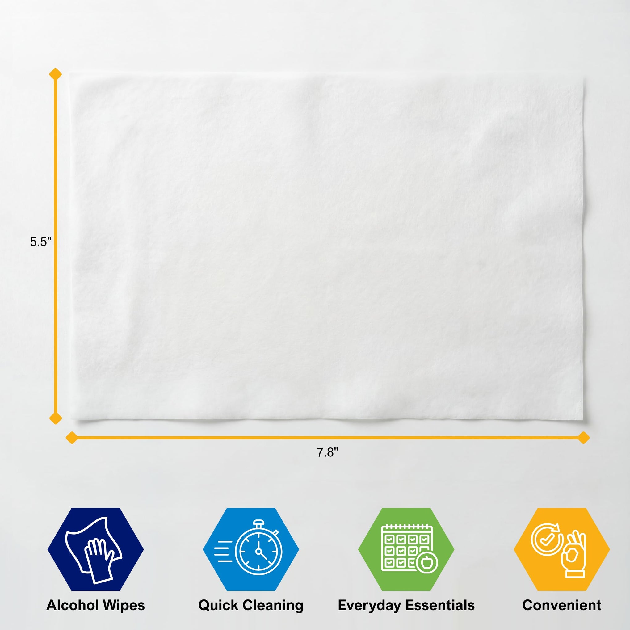 Alcohol Based Disinfectant Wipes with Aloe Vera