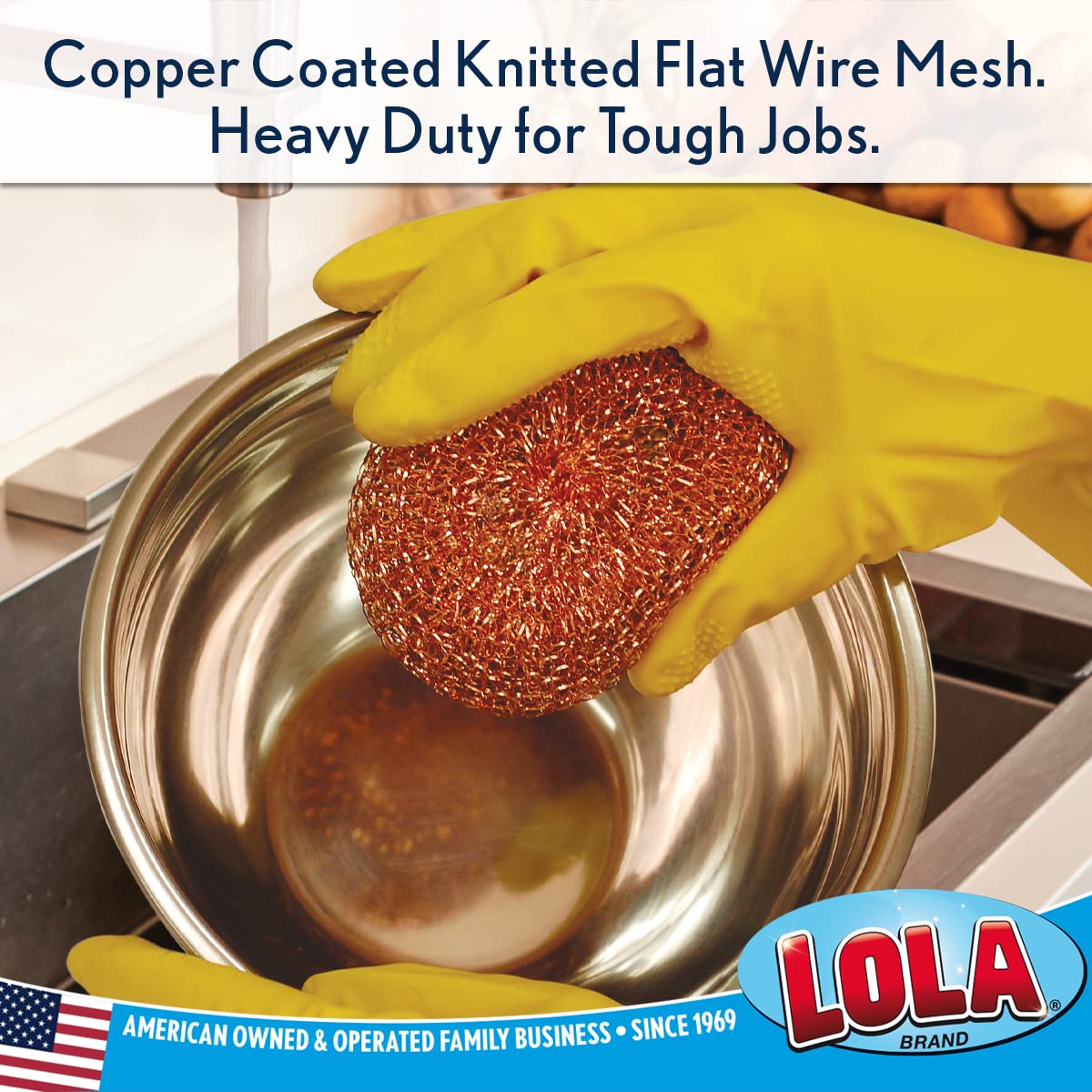 Copper Mesh Scouring Pad (12 Count)