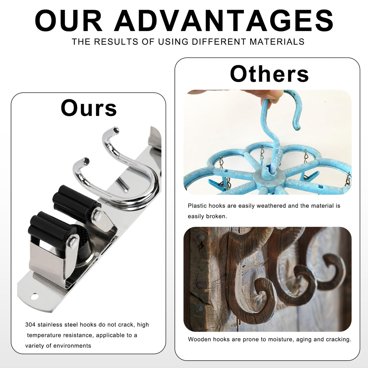Mop Broom Holder Wall Mount