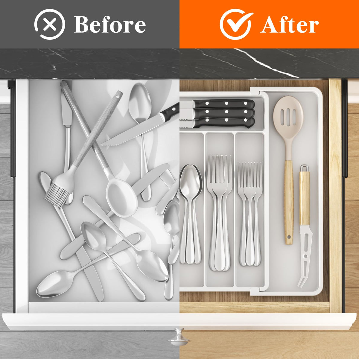 Silverware Drawer Organizer