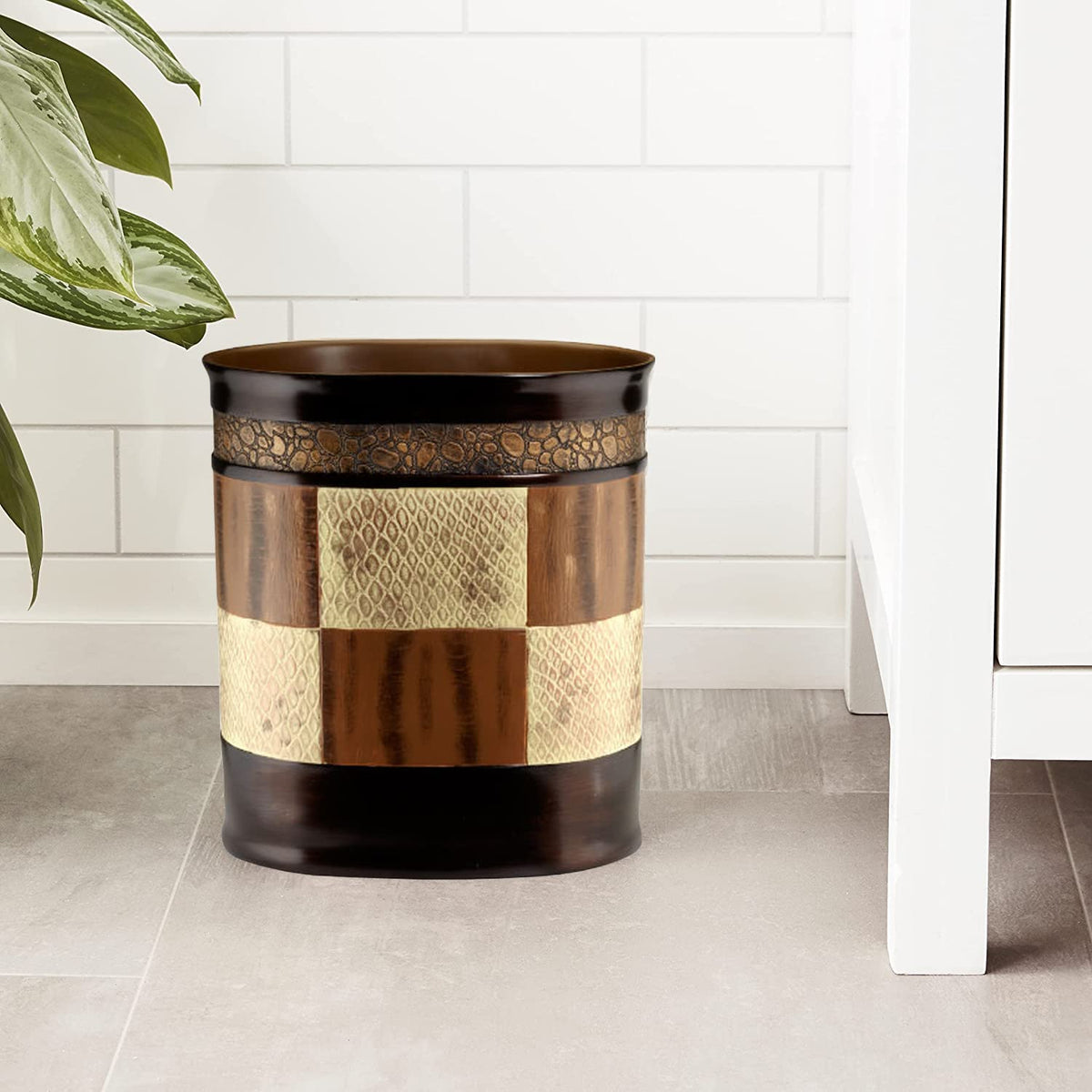Decorative Trash Can for Bathroom (16 Ounce)