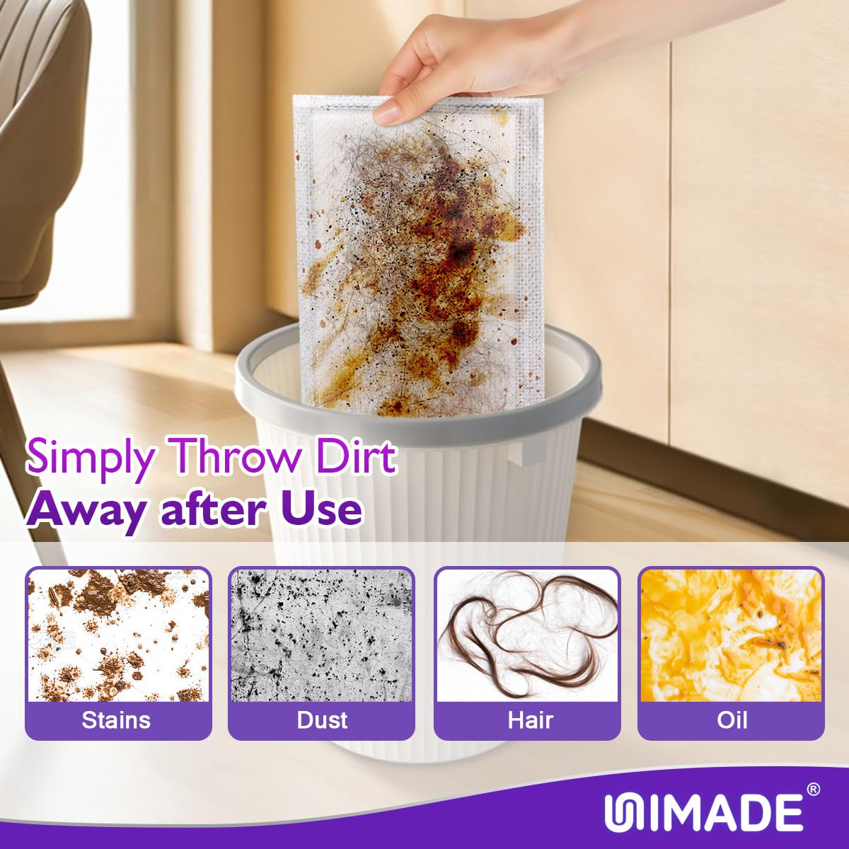 100 Count Mop Pad Refill Compatible with Swiffer WetJet