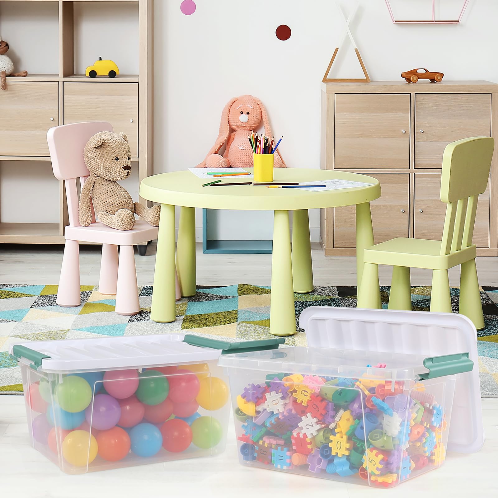 6 Pack 20 L Plastic Storage Box (6 Count)