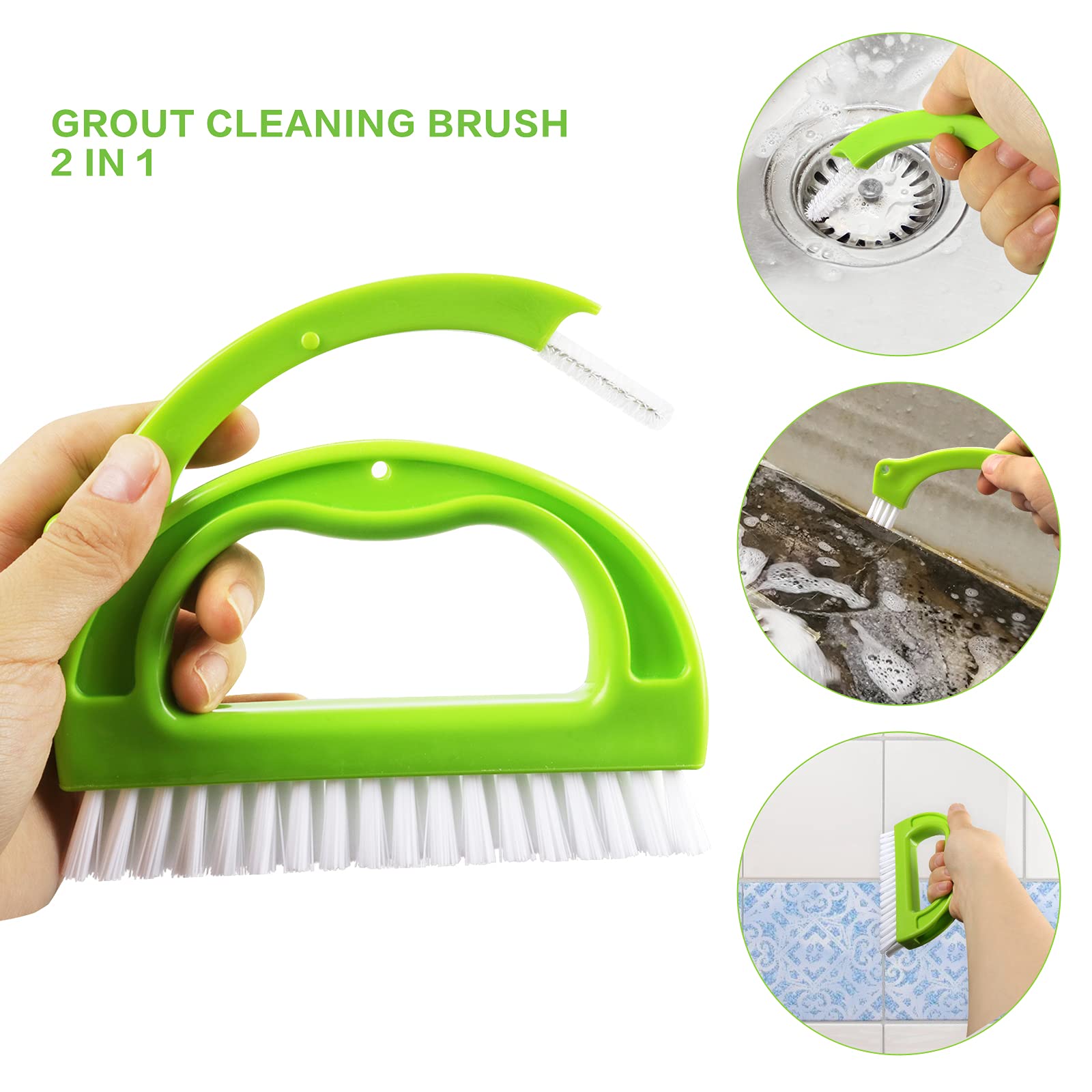 8 Pack Grout Cleaner Brush (8 Count)