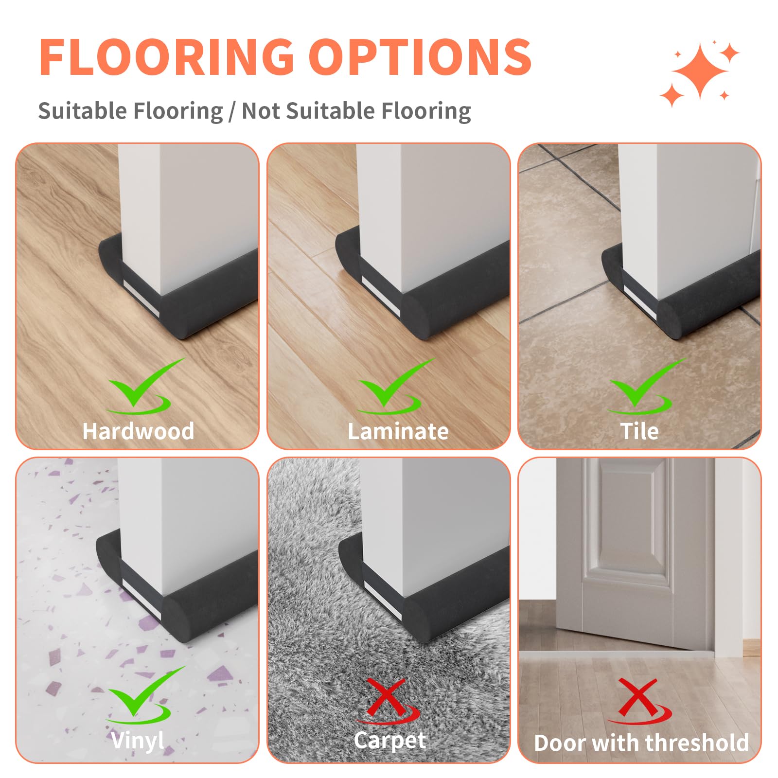 Under Door Draft Stopper
