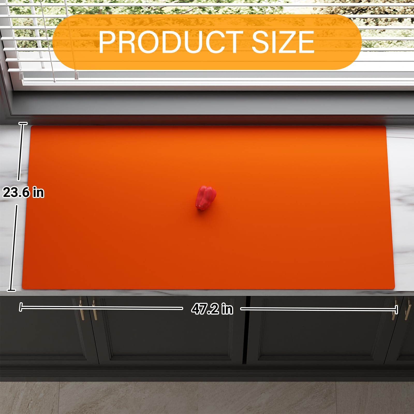 Silicone Protector Mat 47x24 Inch