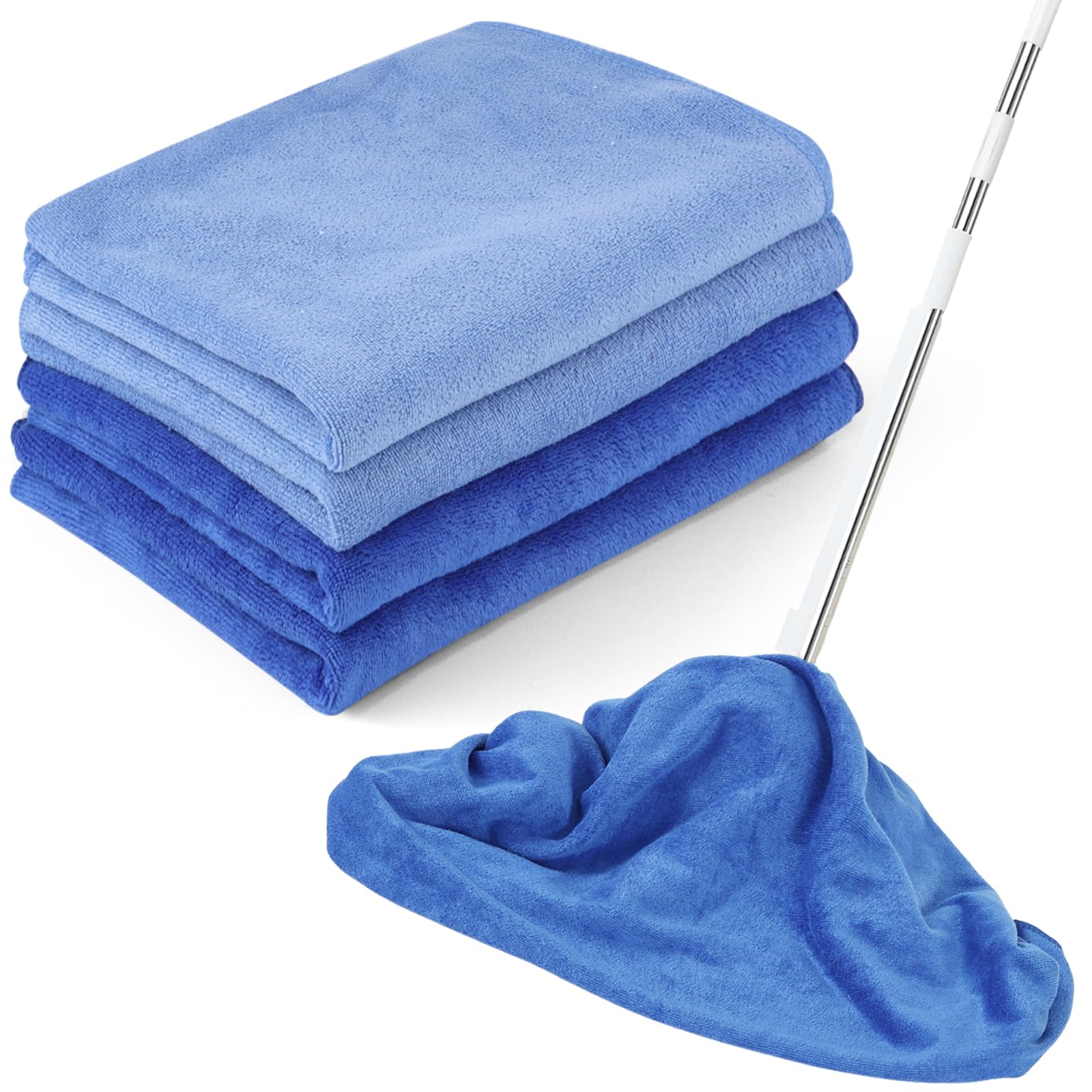 4 Pack Extra Large Microfiber Cleaning Cloths 20"x30" (4 Count)