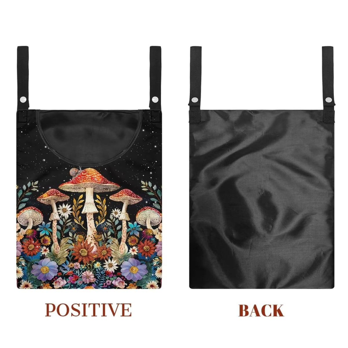 Mushroom Clothespin Storage Hanger Bags Laundry Clothespin Bag