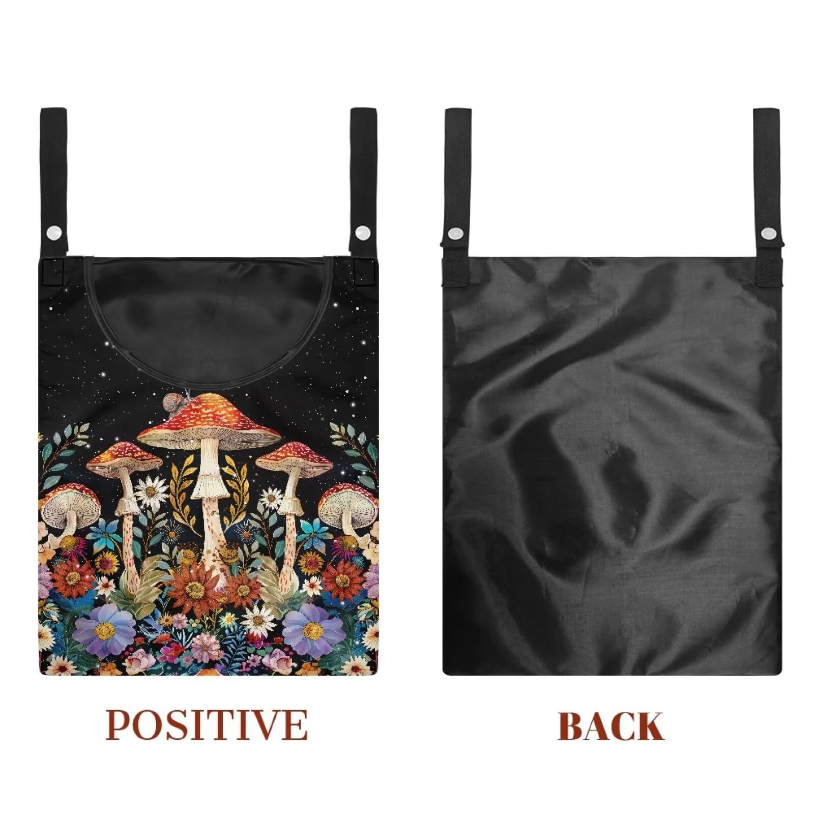 Mushroom Clothespin Storage Hanger Bags Laundry Clothespin Bag