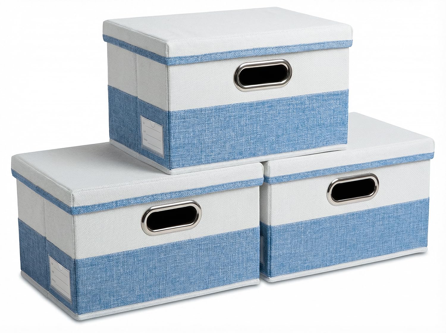 Storage Bins with Lids [3 (3 Count)