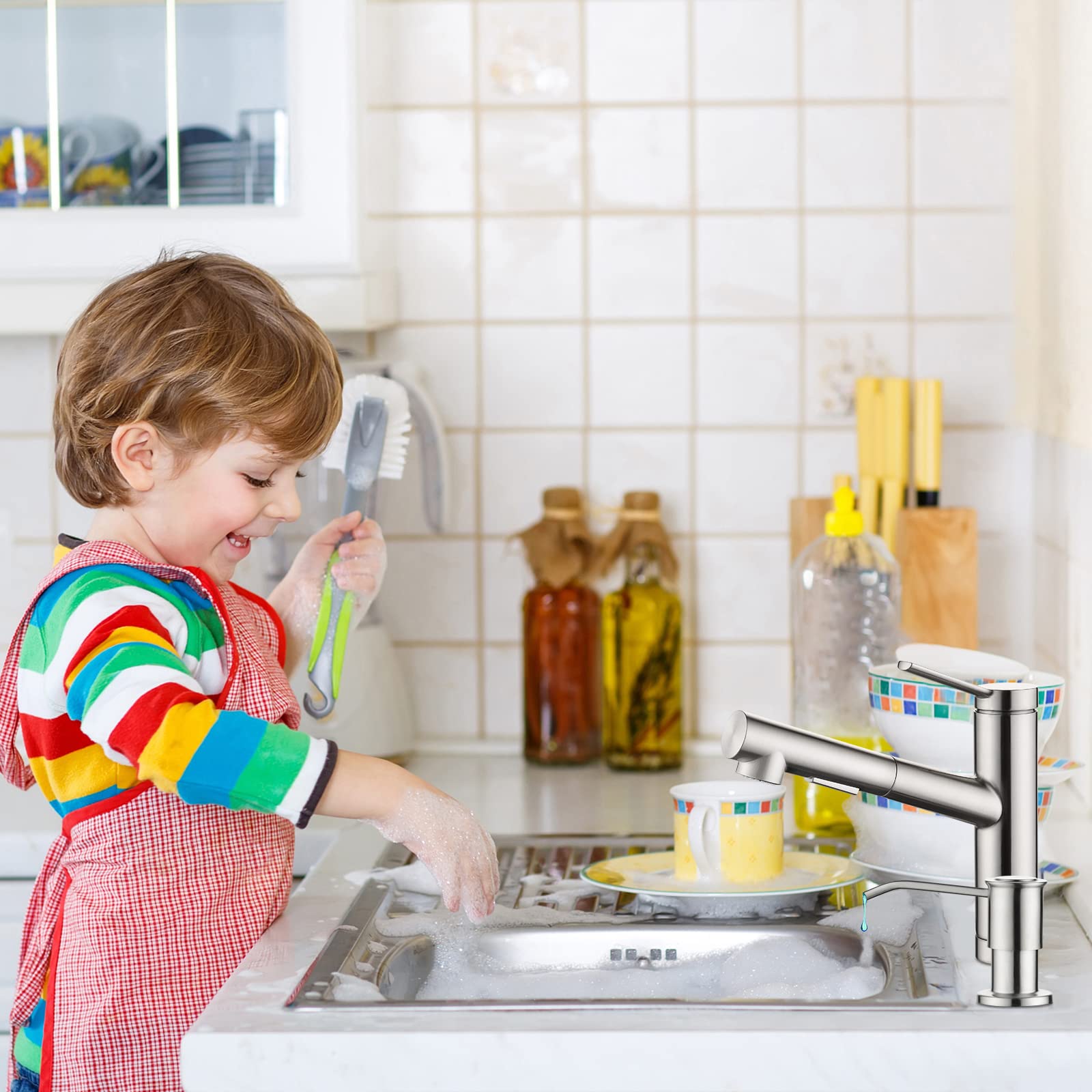 Kitchen Sink Soap Dispenser Countertop for Kitchen Sink