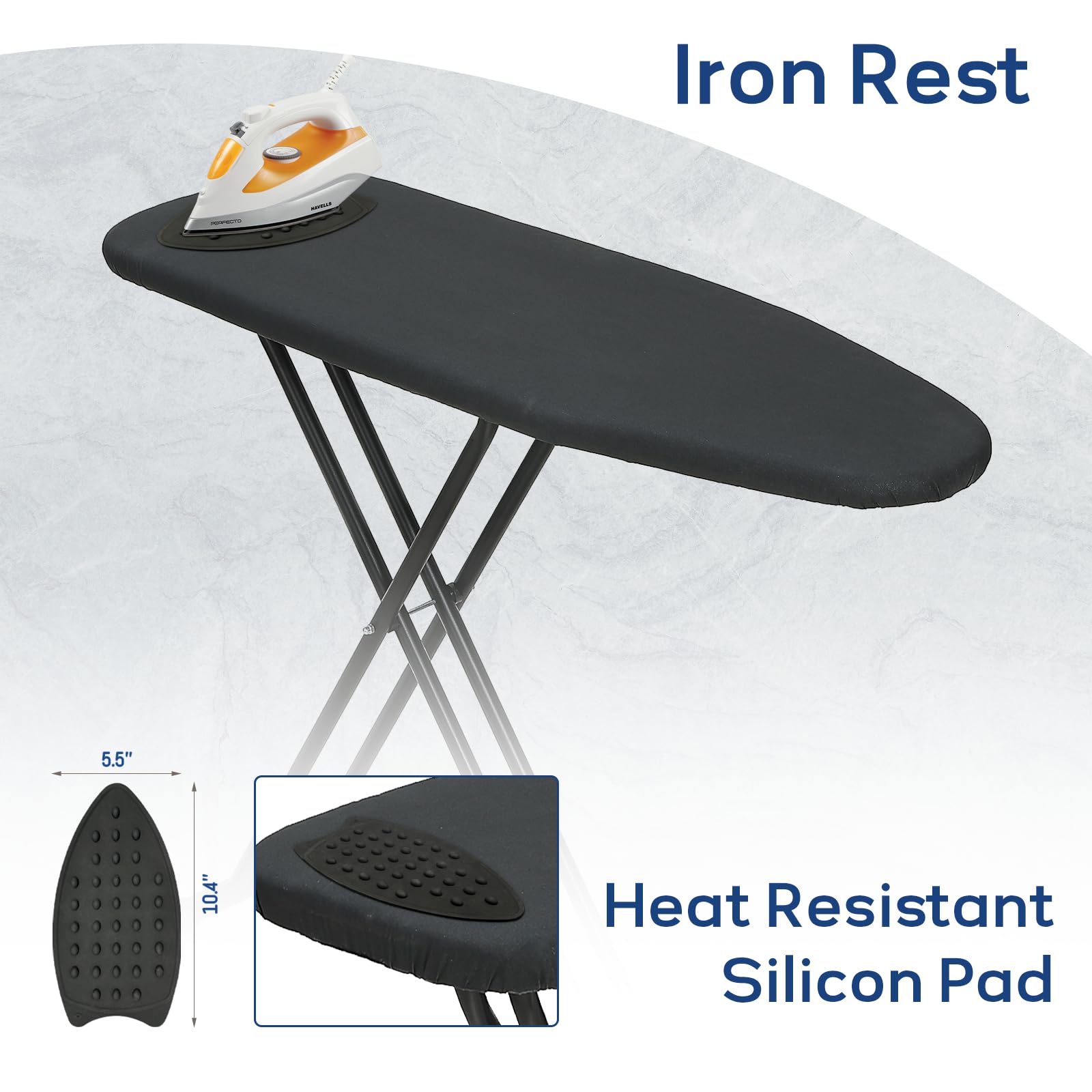 Ironing Board 43x13 with Iron Rest