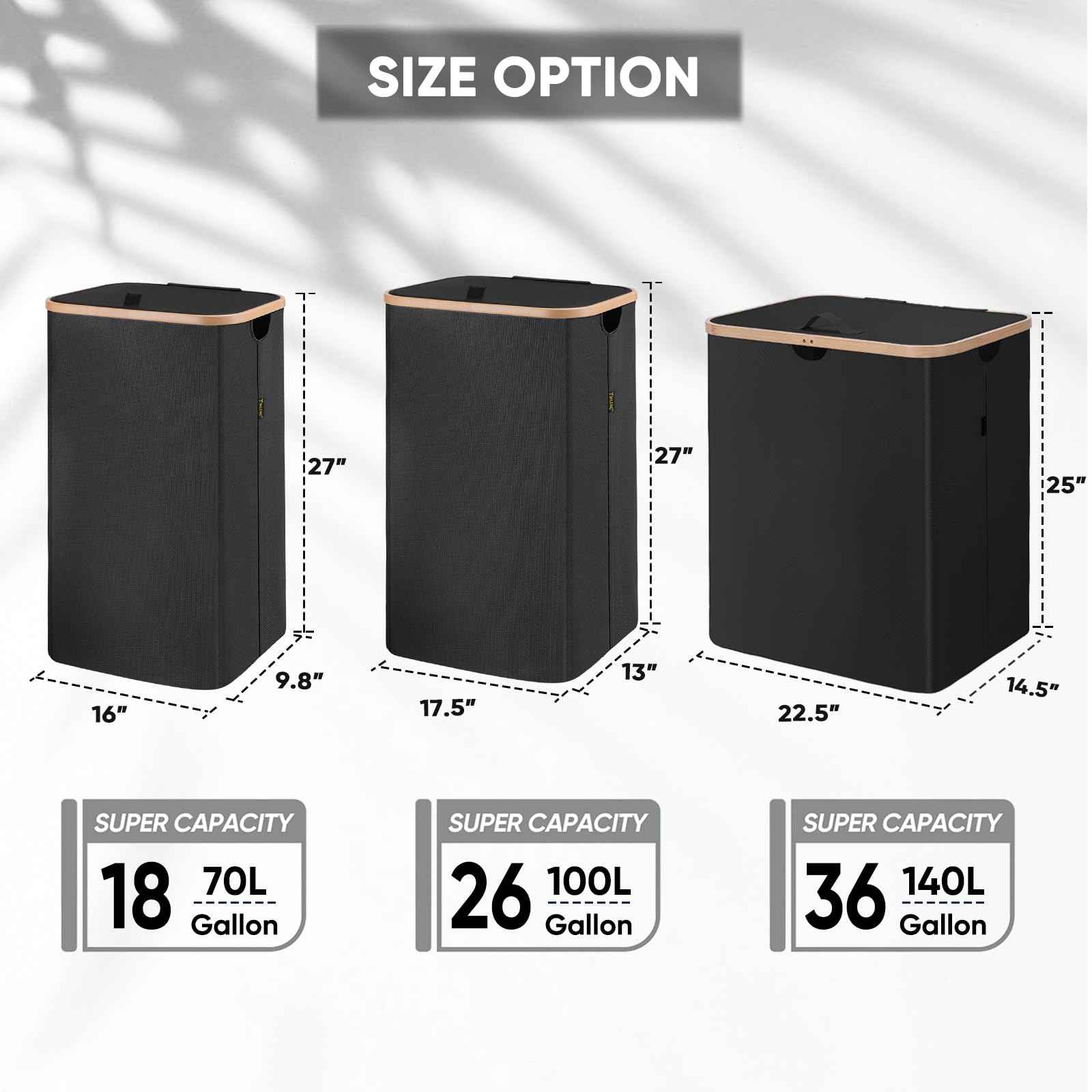 Laundry Hamper with Lid