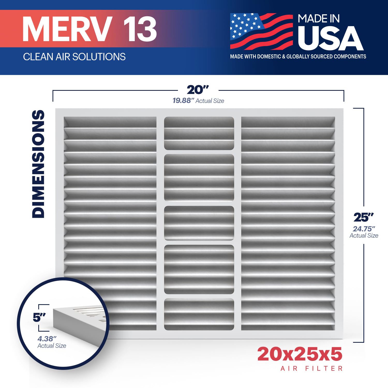 TruFilter 20x25x5 (2 Count)