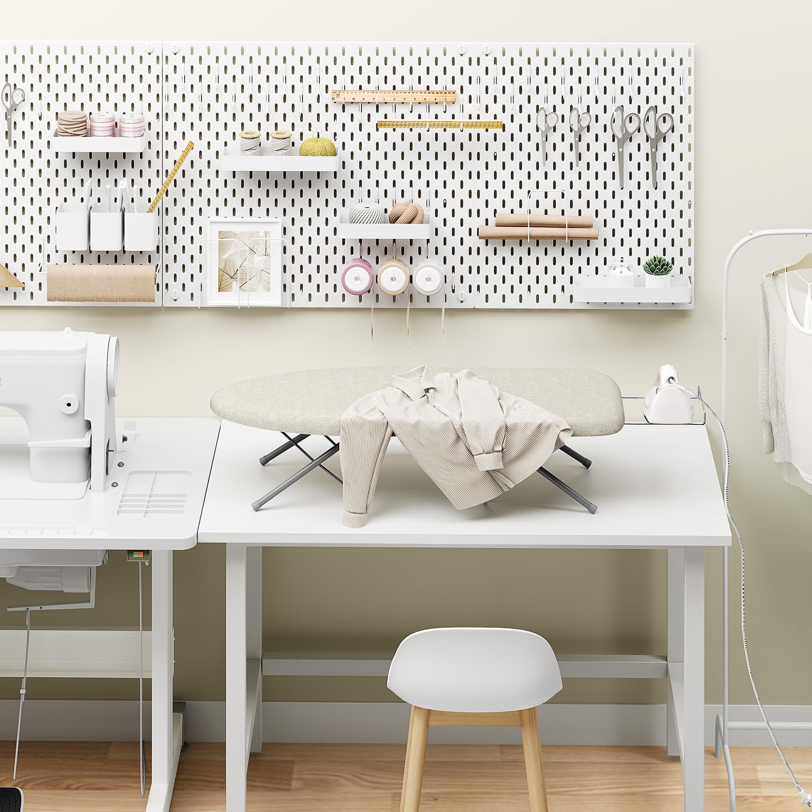 Small Ironing Board with Iron Rest