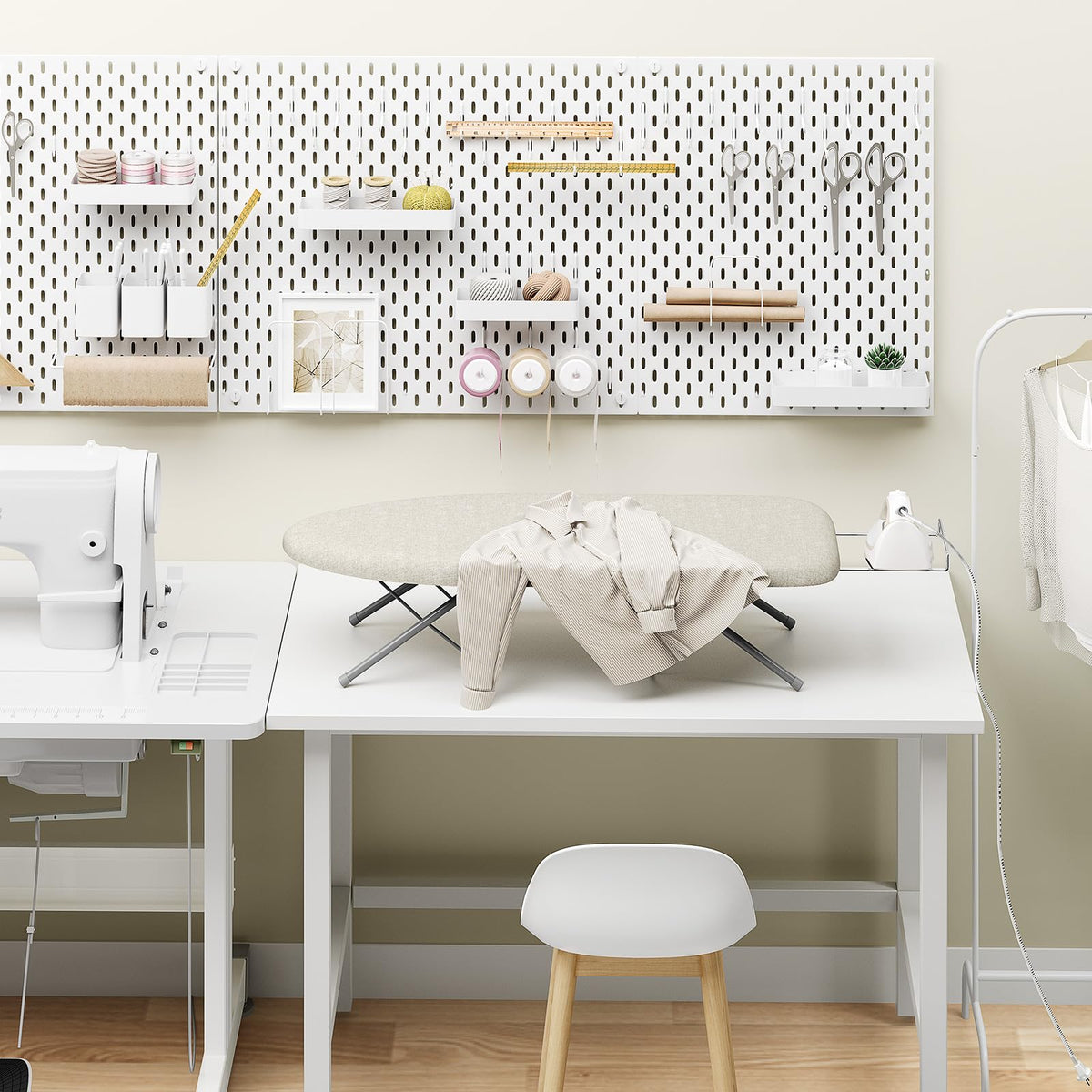 Small Ironing Board with Iron Rest
