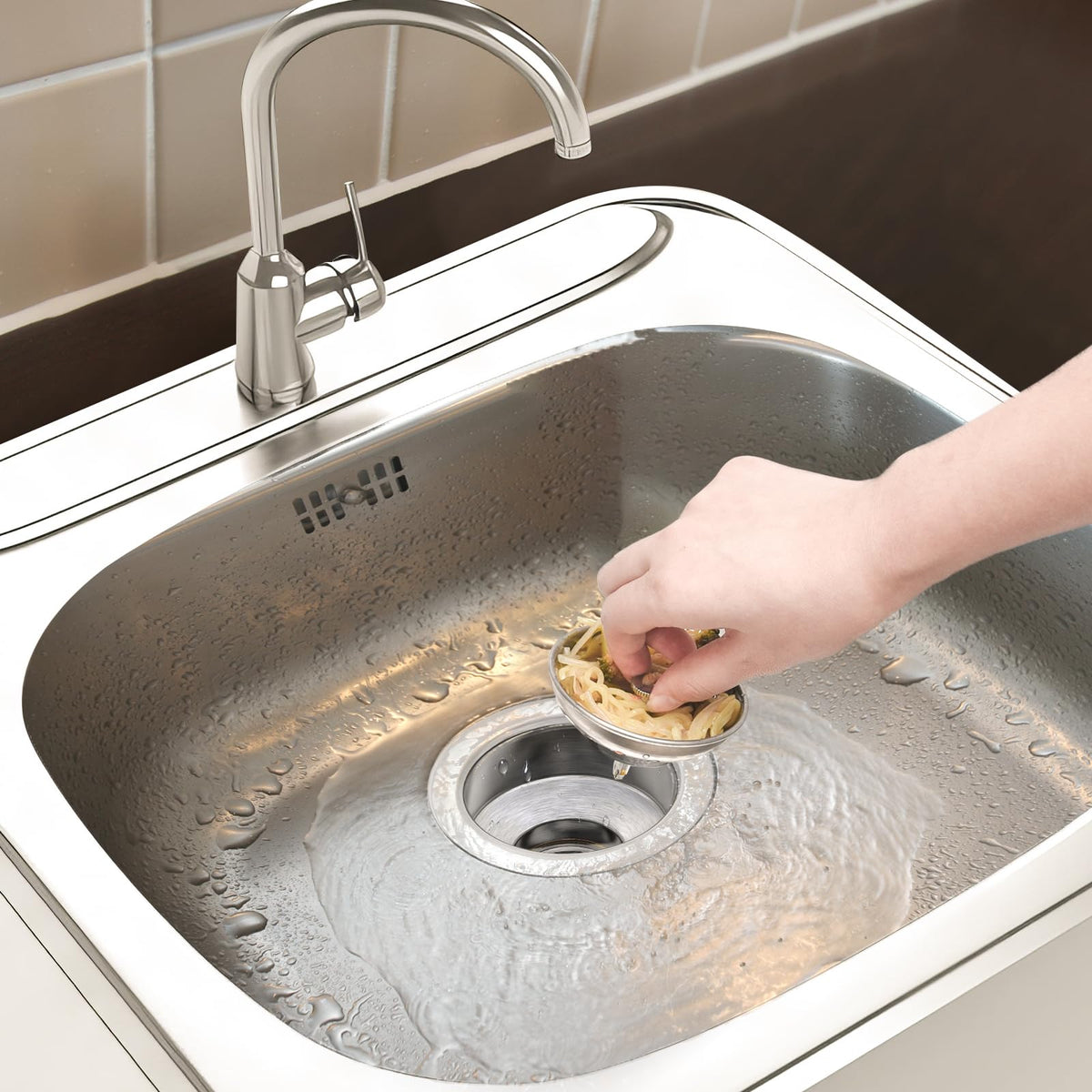 Stainless Steel Sink Drain Strainer Kit 3