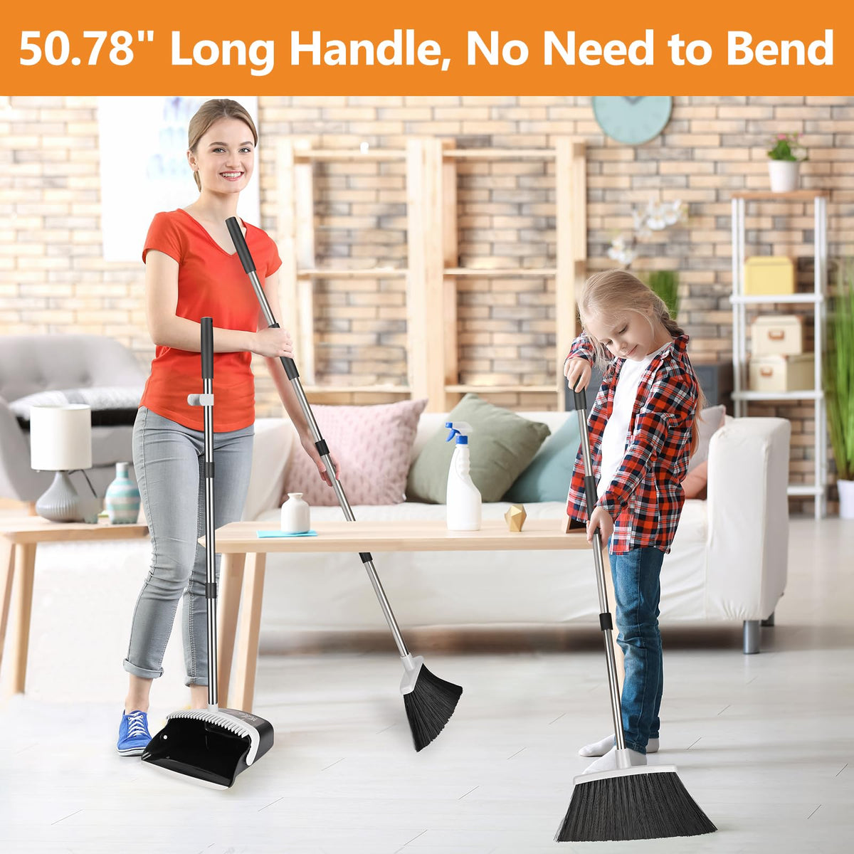 Broom and Dustpan Set