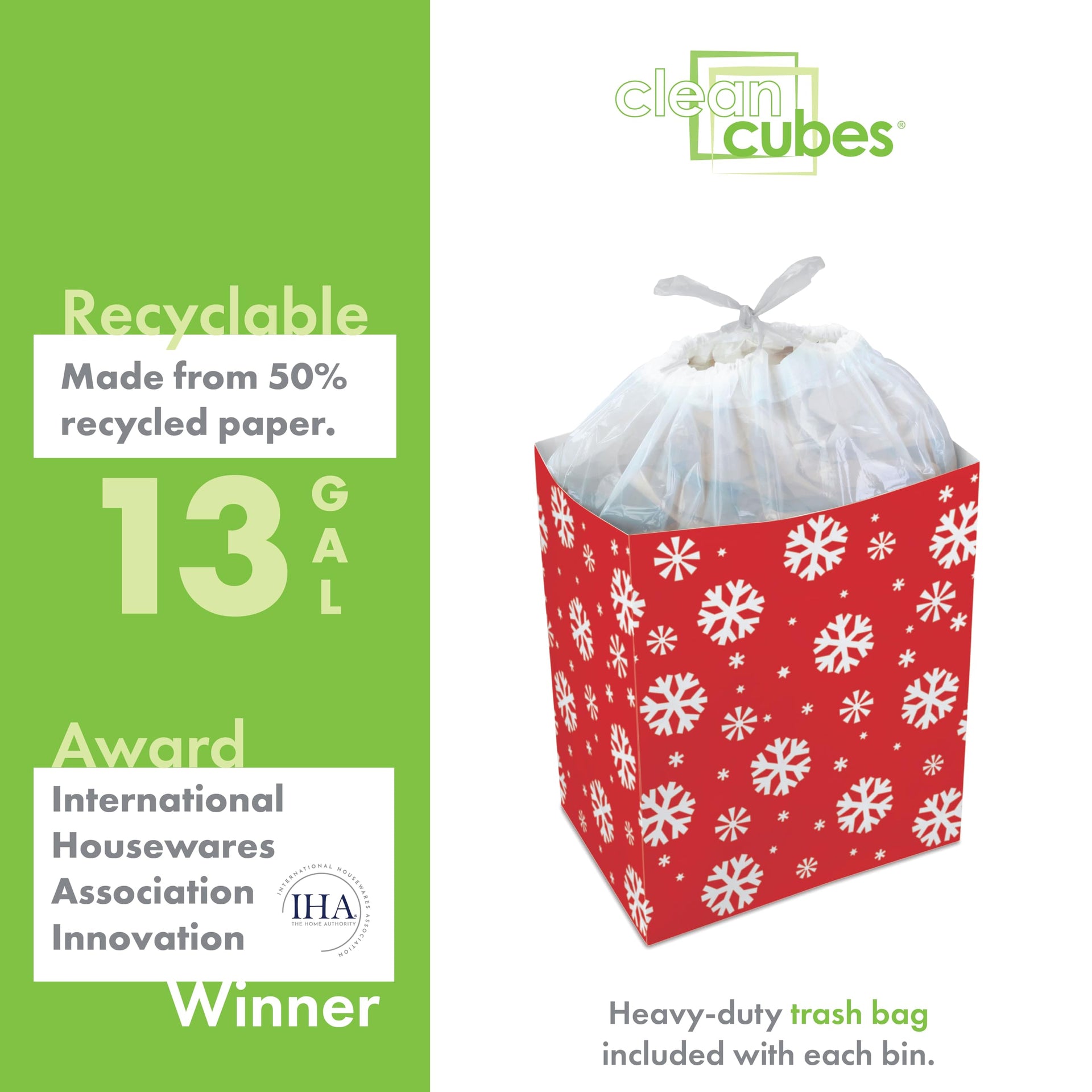 13 Gallon Disposable Pop (3 Count)