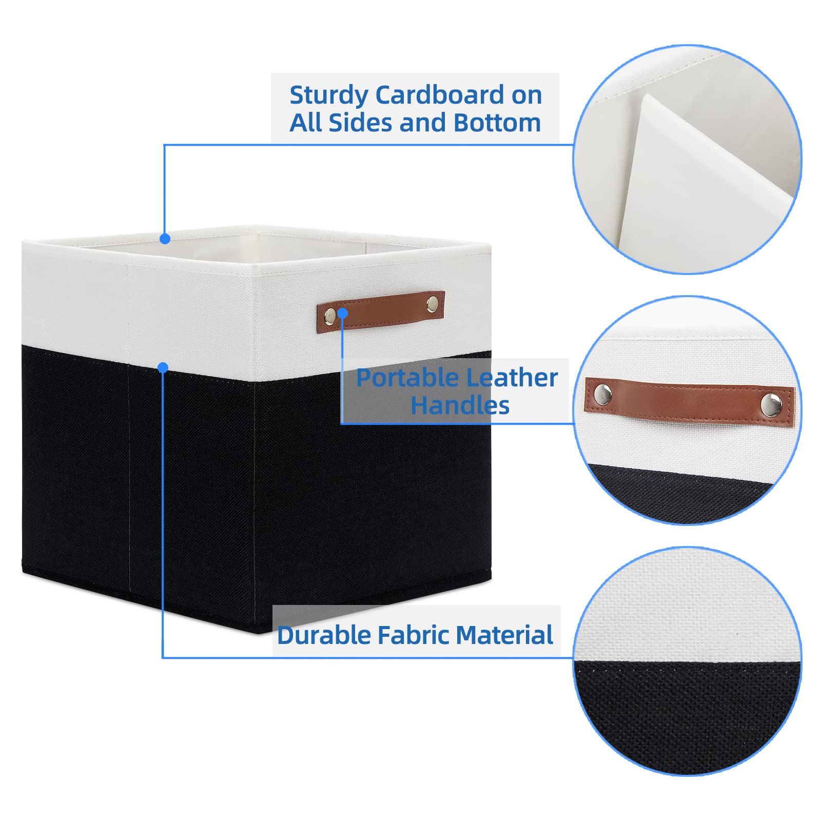 Foldable Storage Cubes Set of 4