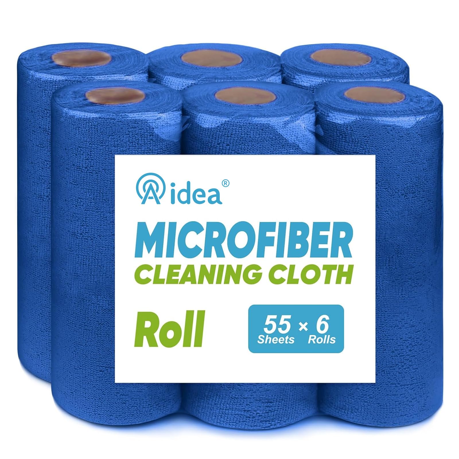 Microfiber Cleaning Cloth 330 Sheets 6 Roll (330 Count) - ModHome Supplies