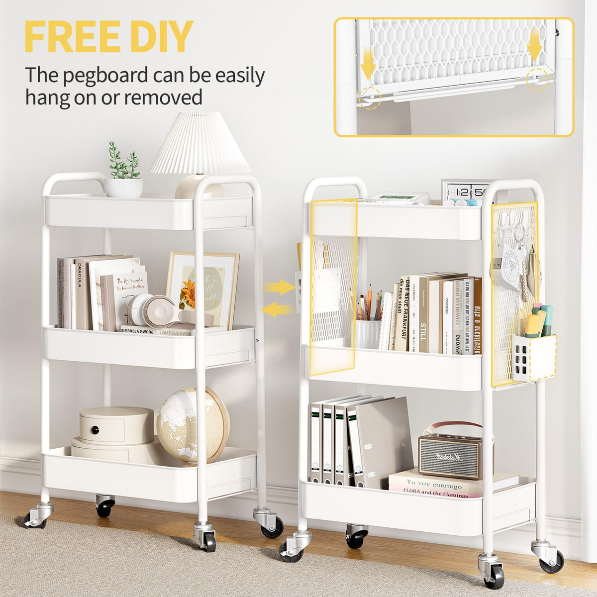 3 Tier Rolling Cart