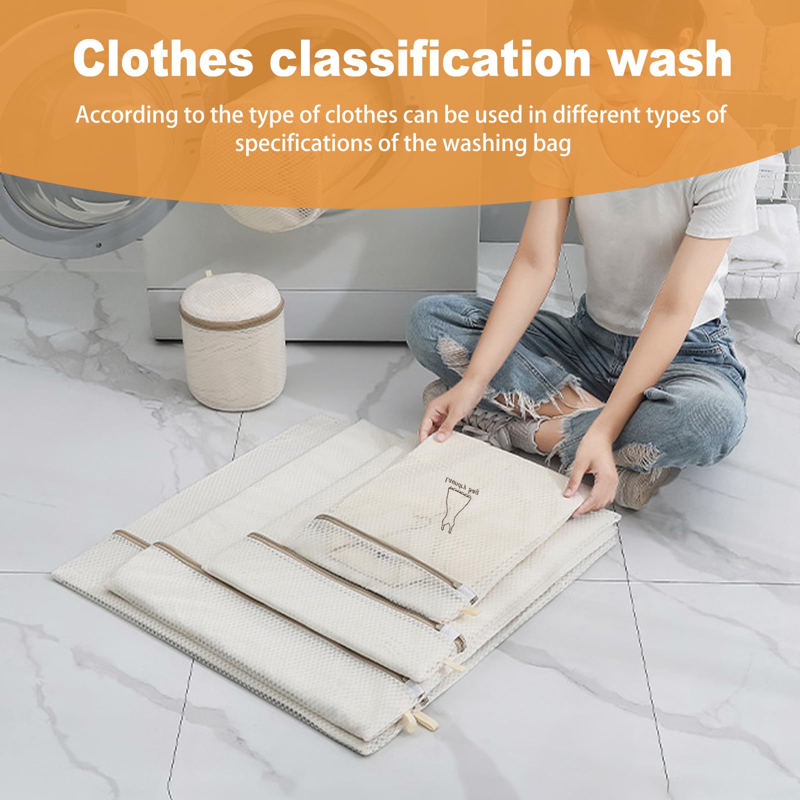 Mesh Laundry Wash Bags Set