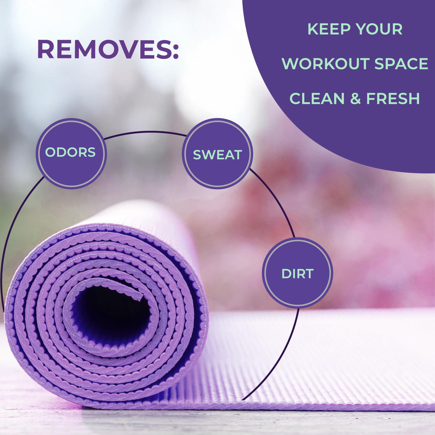 SwaytAway Fitness Mat Cleaner Concentrate Lavender (32 Fl Oz)