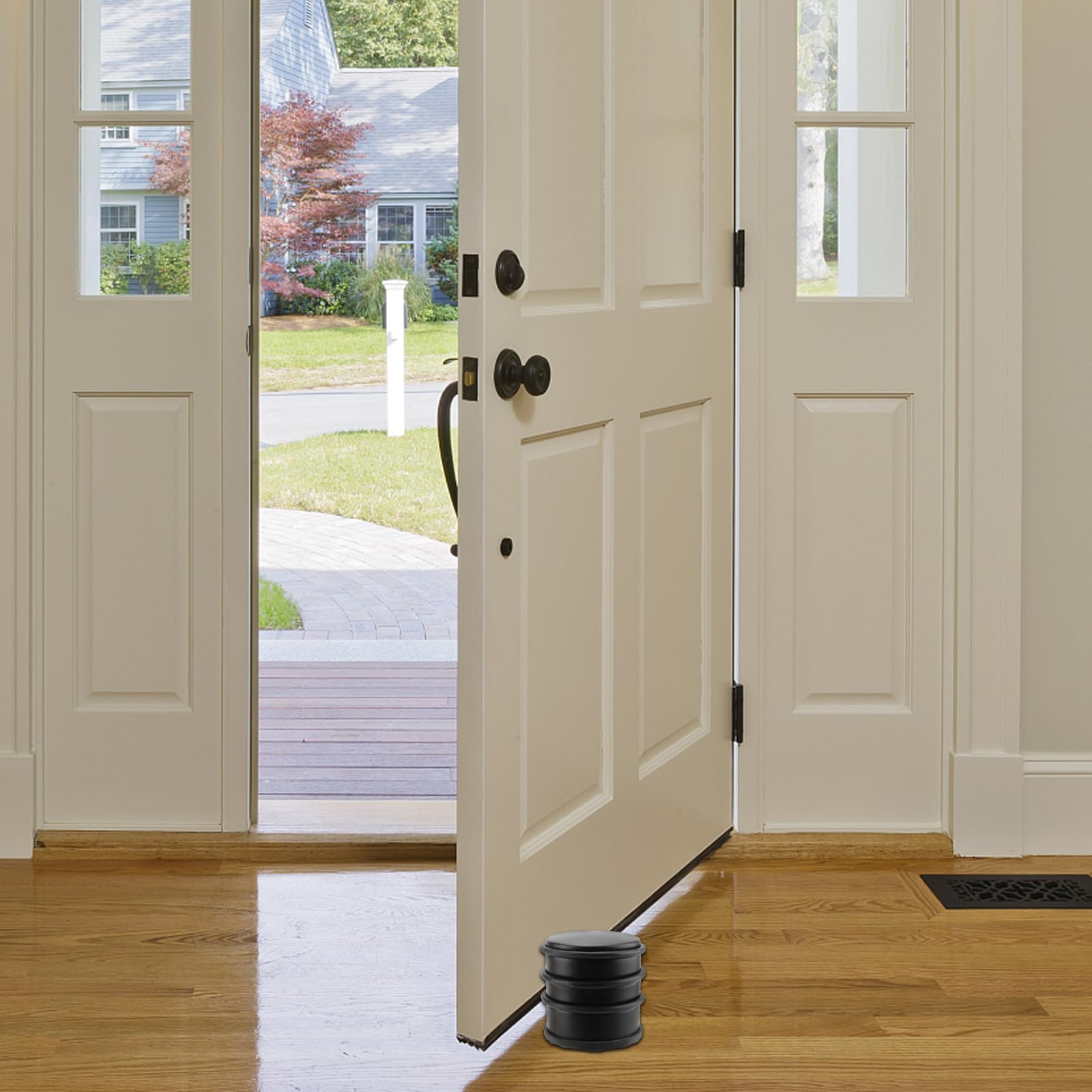 4 PCS Heavy Duty No Drill Door Stopper (4 Count)