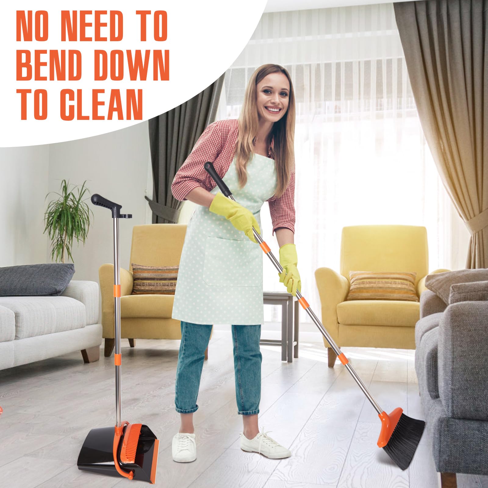 Broom and Dustpan Set